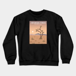 Joshua Tree National Park Travel Poster Crewneck Sweatshirt